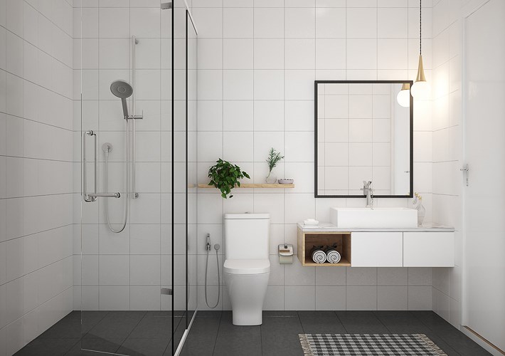 Mẫu phòng tắm đẹp đơn giản và hiện đại - Công ty cổ phần xây dựng kỷ thuật  xây dựng Phạm Văn