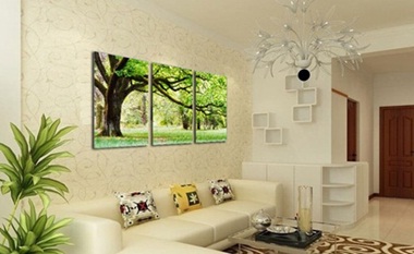 100910baoxaydung image001 Cùng nhìn qua những cách treo tranh làm tăng tính thẩm mỹ cho ngôi nhà