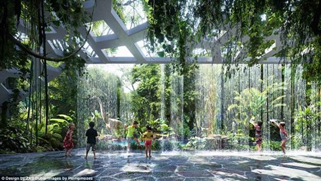 201241baoxaydung image002 Chiêm ngưỡng vẻ đẹp cỉa khách sạn rừng mưa nhân tạo đầu tiên trên thế giới