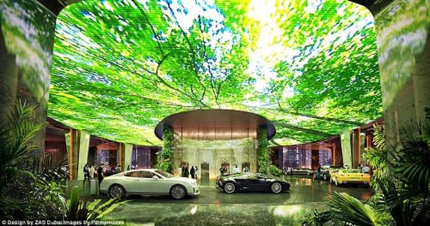 201244baoxaydung image003 Chiêm ngưỡng vẻ đẹp cỉa khách sạn rừng mưa nhân tạo đầu tiên trên thế giới