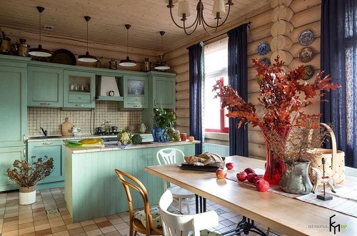 162714baoxaydung image002 Thiết kế căn bếp sang trọng với nội thất gỗ đơn giản