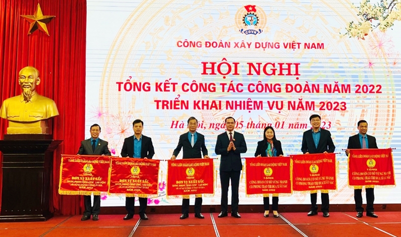 Công đoàn Xây dựng Việt Nam: Tổng kết công tác năm 2022 và triển khai nhiệm vụ năm 2023