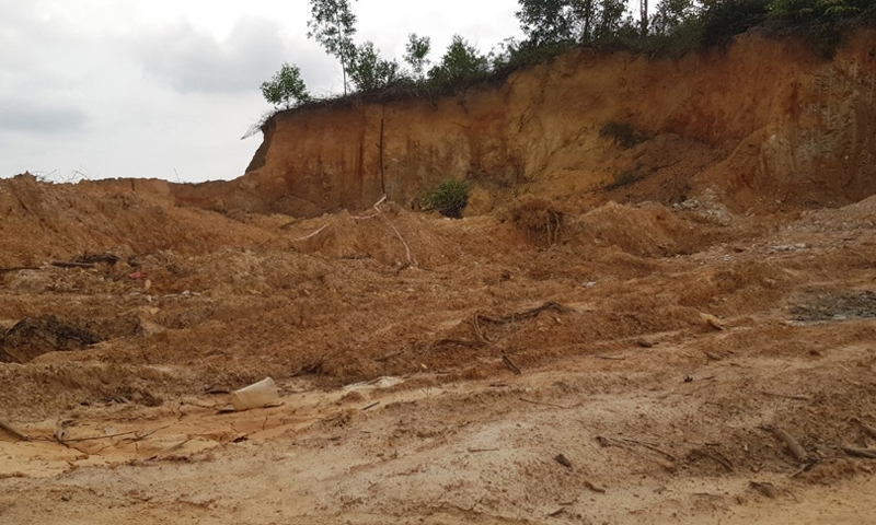 Thừa Thiên - Huế: Ngang nhiên khai thác đất làm vật liệu san lấp trái phép