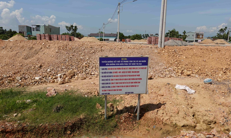 Tuy Phước (Bình Định): Cần nhanh chóng xây tuyến mương hoàn trả tại hạng mục Khu dân cư sau trường Tiểu học số 1 Phước Hiệp
