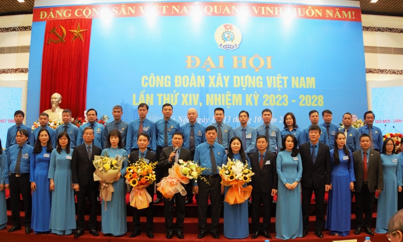 Đại hội XIV Công đoàn Xây dựng Việt Nam thành công tốt đẹp