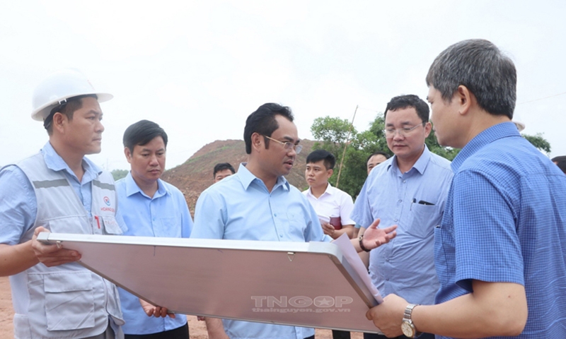 Thái Nguyên: Đẩy nhanh tiến độ dự án tuyến đường liên kết vùng gần 3.800 tỷ đồng