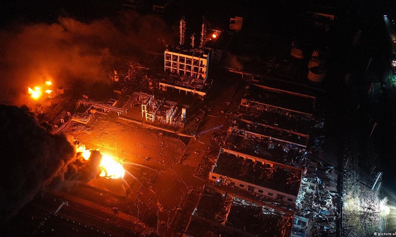 Trung Quốc: Cháy nhà máy dệt ở Giang Tô khiến 7 người thiệt mạng
