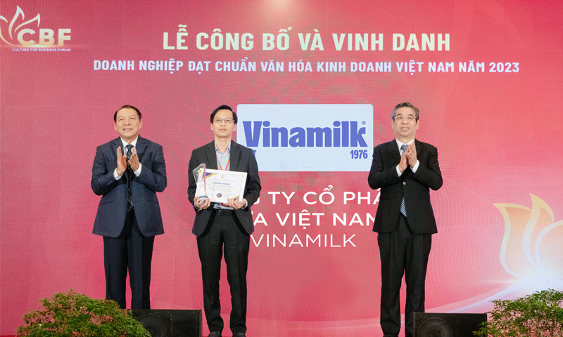 Phát triển bền vững gắn liền với trách nhiệm xã hội giúp Vinamilk được vinh danh văn hóa kinh doanh Việt Nam