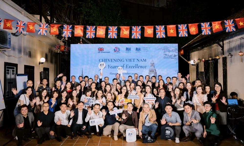 Học bổng Chevening kỷ niệm mốc son 40 năm toàn cầu và 30 năm tại Việt Nam
