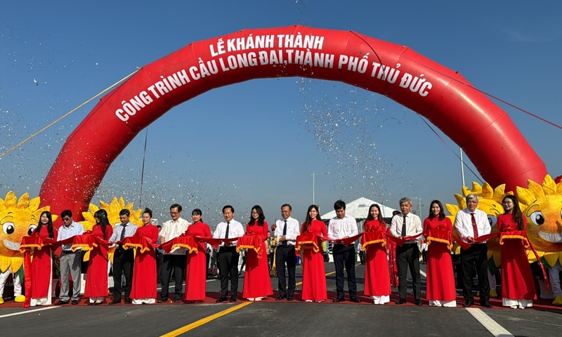 Thành phố Hồ Chí Minh: Cầu Long Đại về đích sau 6 năm xây dựng