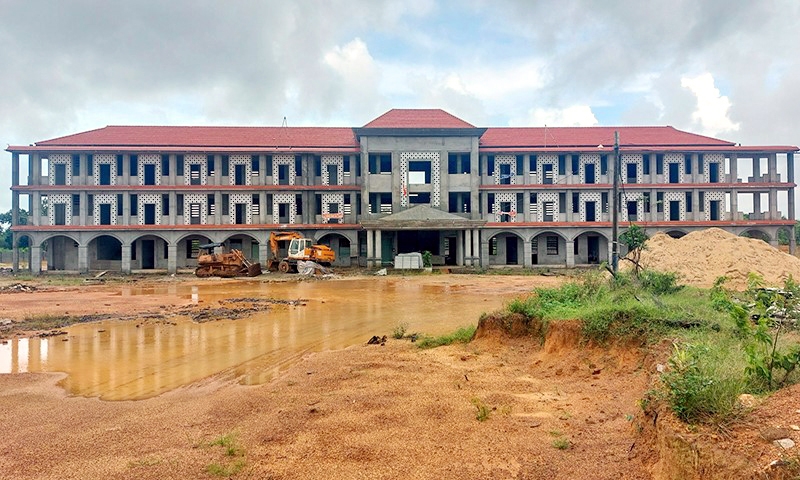 Quảng Nam: Dự án Trường THPT Trần Đại Nghĩa chậm tiến độ vì nhà thầu giải thể