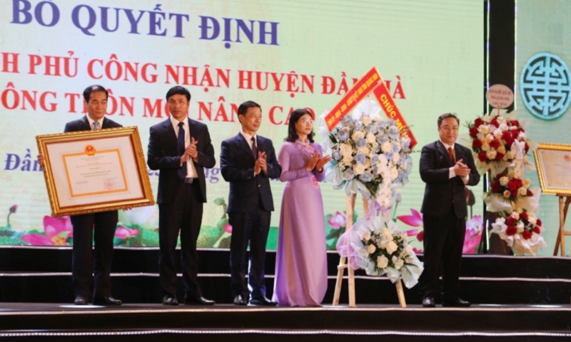 Đầm Hà (Quảng Ninh): Huyện đầu tiên của cả nước đạt nông thôn mới nâng cao