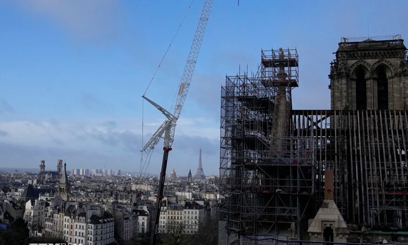 Pháp: Dự án tái thiết Nhà thờ Đức Bà đúng tiến độ và không đội vốn