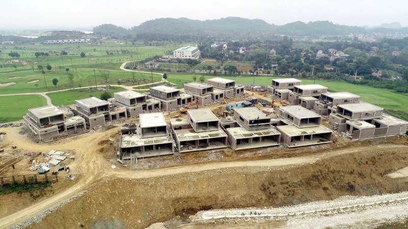 Ninh Bình: Chủ Dự án sân golf hồ Yên Thắng bị xử phạt 130 triệu vì xây dựng khi chưa có giấy phép