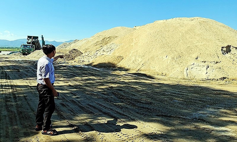 Quảng Nam: Công ty TNHH MTV Nam Tiến được cấp phép khai thác cát vàng, sỏi, cuội làm vật liệu xây dựng