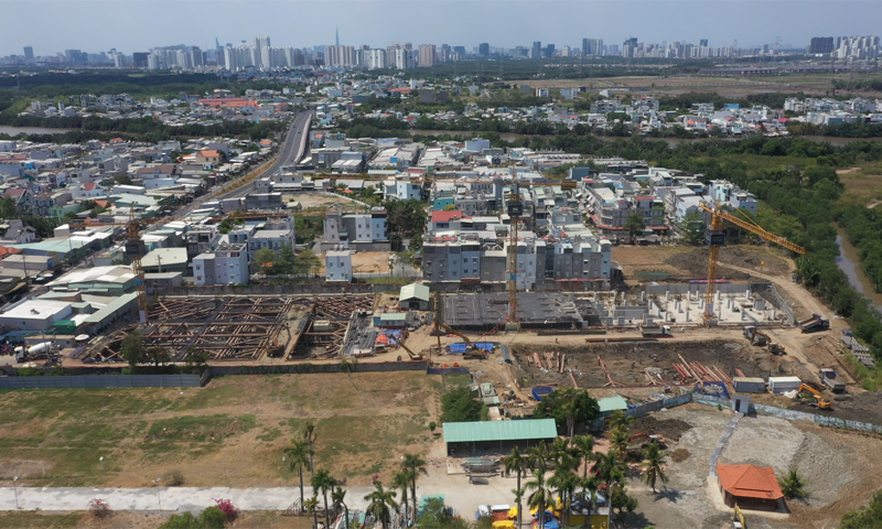 Dự án căn hộ resort khu Nam Thành phố Hồ Chí Minh đảm bảo tiến độ