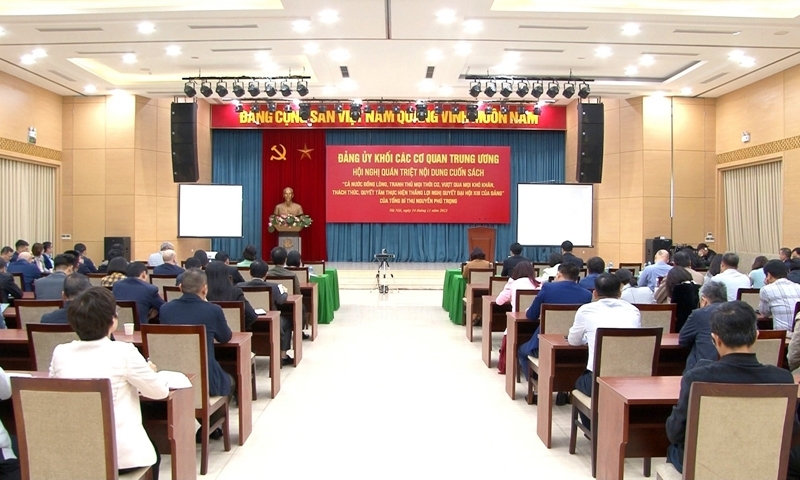Đảng ủy Bộ Xây dựng quán triệt nội dung cuốn sách của Tổng Bí thư Nguyễn Phú Trọng